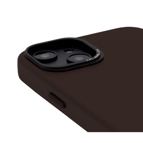 DECODED Leather Backcover w/MagSafe for iPhone 14 - Chocolate Brown