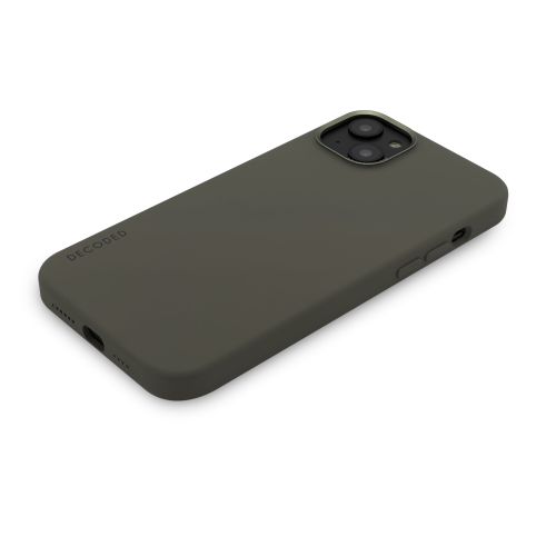 DECODED Silicone Backcover w/MagSafe for iPhone 14 - Olive