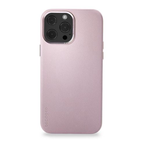 Decoded Leather Backcover | iPhone 13 Pro - Powder Pink