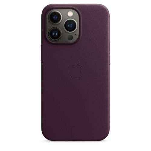 Apple iPhone 13 Pro Leather Case w/MagSafe Dark Cherry