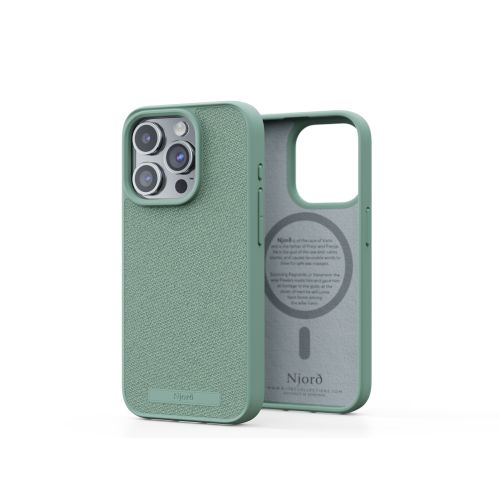 Njord Fabric MagSafe Case iPhone 15 Pro - Turquoise