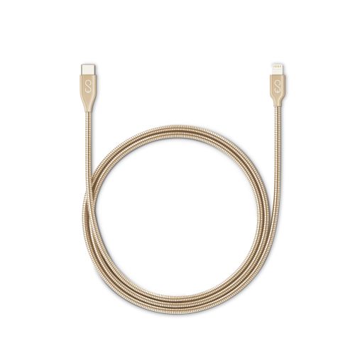 iDeal by Epico METAL USB-C to LIGHTNING CABLE 1.2m - gold