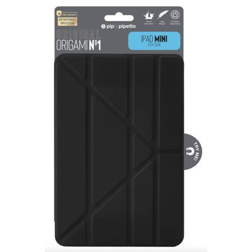 Pipetto iPad mini 6 Origami No1 TPU Case - Black