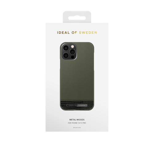 iDeal of Sweden Atelier Case Unity Metal Woods iPhone 12/12 Pro