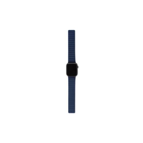 Decoded Silicone Magnetic Traction Strap for Apple Watch 42/44/45/49 mm - Matte Navy