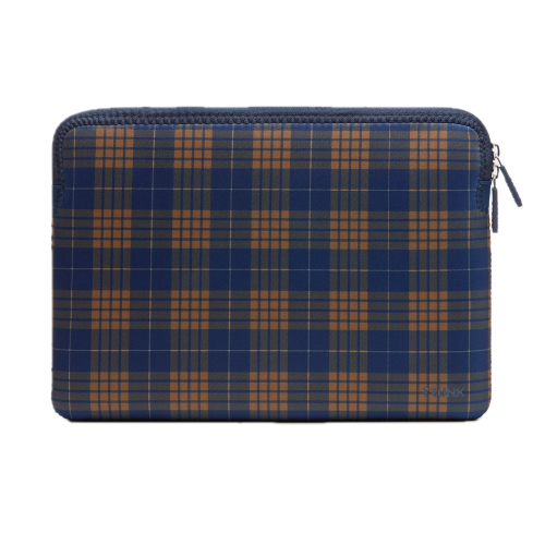 TRUNK Neoprene Sleeve 13" - Navy Tartan