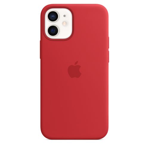 Apple iPhone 12 mini Silicone Case w/MagSafe (PRODUCT)RED