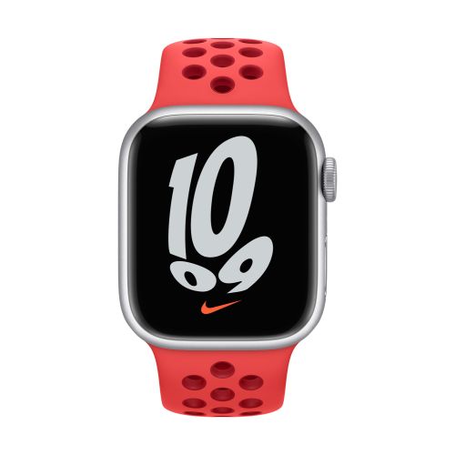 Apple Watch 41mm Nike Sport Band Bright Crimson/Gym Red