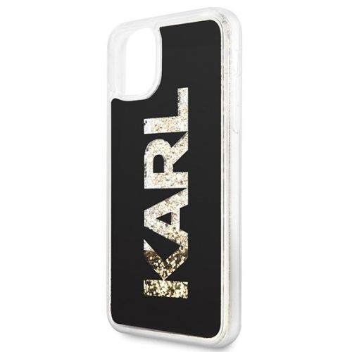 Karl Lagerfeld iPhone 11 Pro Max - black Logo Glitter Hard Case