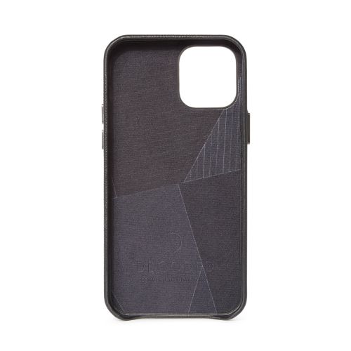 Decoded Dual Leather Backcover iPhone 12 Mini (5.4 inch) Black