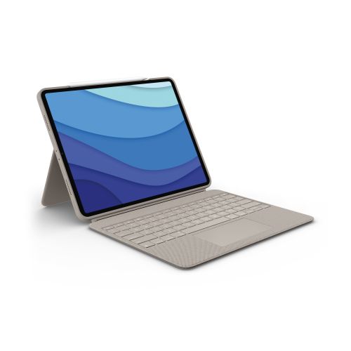 Logitech Combo Touch Keyboard for iPad Pro 12.9" (5th Gen) - Sand