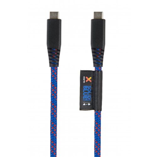 xtorm CS031 Solid Blue Cable USB-C to USB-C PD 100 cm