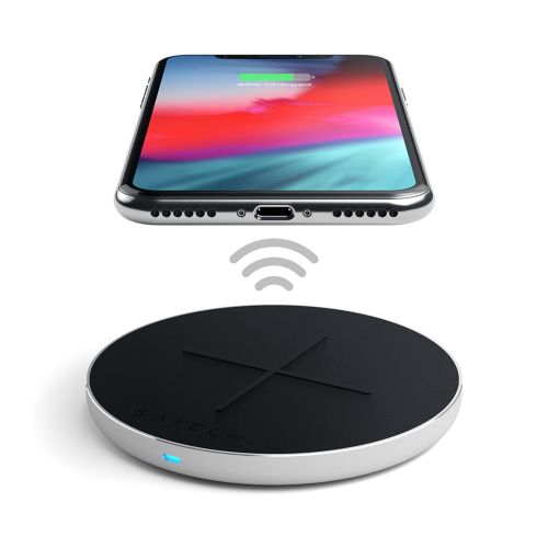Satechi Aluminum Type-C Wireless Charger V2 - Silver