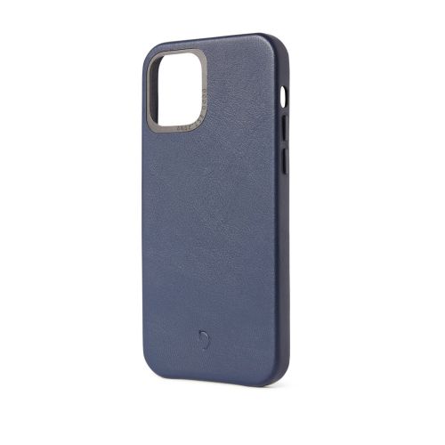 Decoded Leather Backcover iPhone 12 / iPhone 12 Pro (6.1 inch) Blue