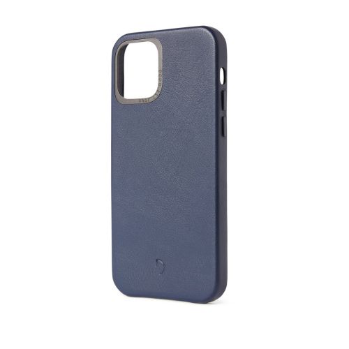 Decoded Leather Backcover iPhone 12  / iPhone 12 Pro (6.1 inch) Blue