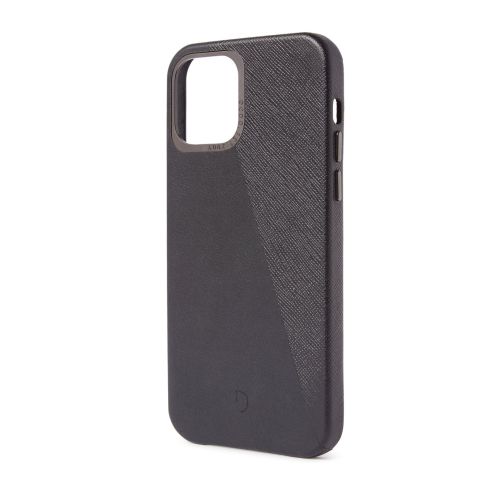 Decoded Dual Leather Backcover iPhone 12 Mini (5.4 inch) Black