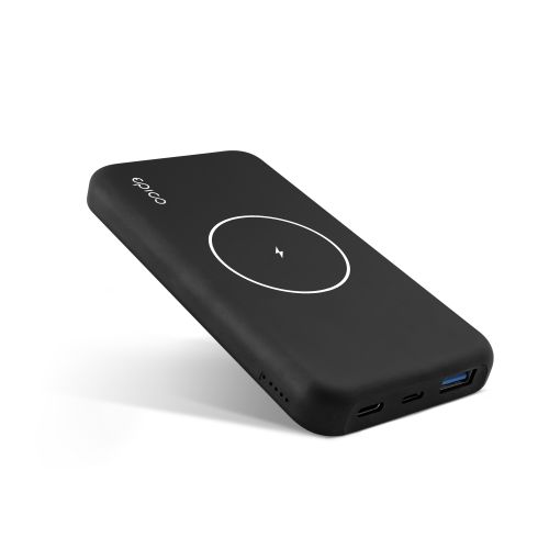 iDeal by Epico Wireless PD Power Bank - Black