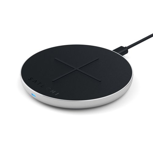 Satechi Aluminum Type-C Wireless Charger V2 - Silver