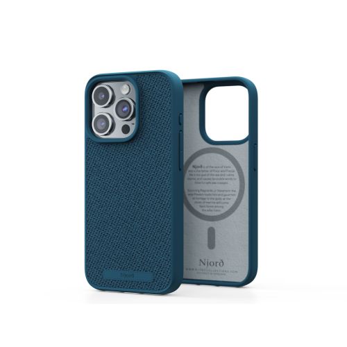 Njord Fabric MagSafe Case iPhone 15 Pro - Deep Sea