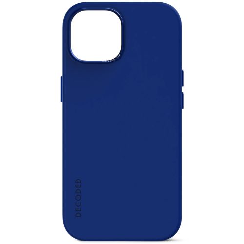 DECODED Silicone Backcover w/MagSafe for iPhone 15 - Galactic Blue