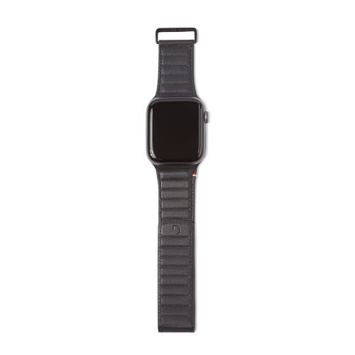 Decoded Leather Magnetic Traction Strap for Apple Watch 38/40/41 mm - Black