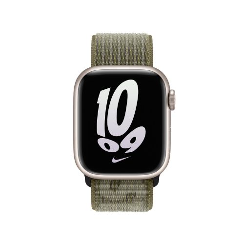Apple Watch 41mm Nike Sport Loop Sequoia/Pure Platinum