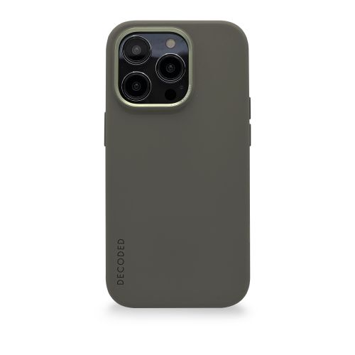 DECODED Silicone Backcover w/MagSafe for iPhone 14 Pro Max - Olive