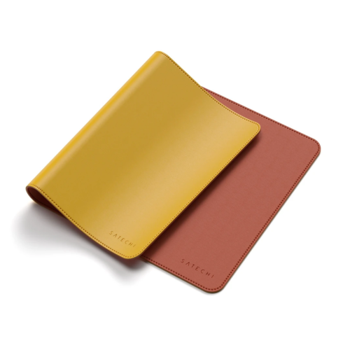 Satechi Eco-Leather Deskmate - Dual Sided Yellow/Orange