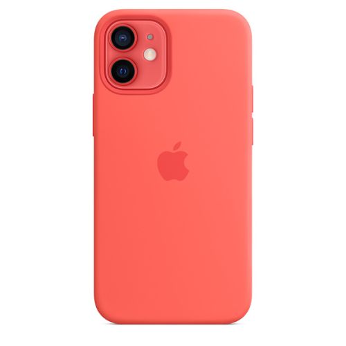Apple iPhone 12 mini Silicone Case w/MagSafe Pink Citrus
