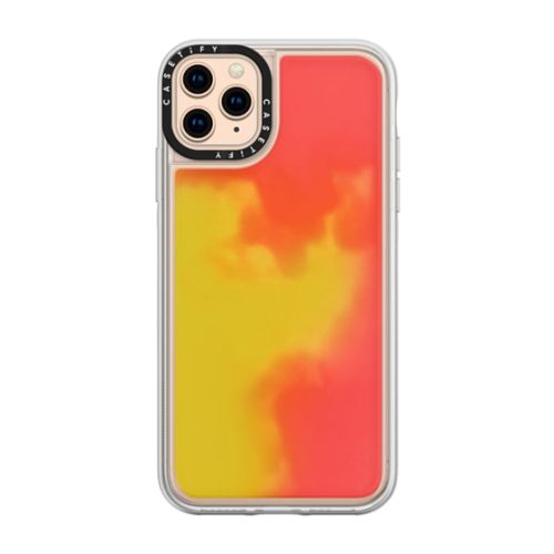 Casetify Neon sand Case Flame iPhone 11 Pro Max