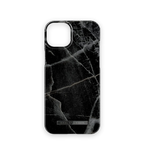 iDeal of Sweden Magsafe Case Black Thunder Marble iPhone 15 Plus