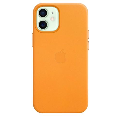 Apple iPhone 12 mini Leather Case w/MagSafe California Poppy