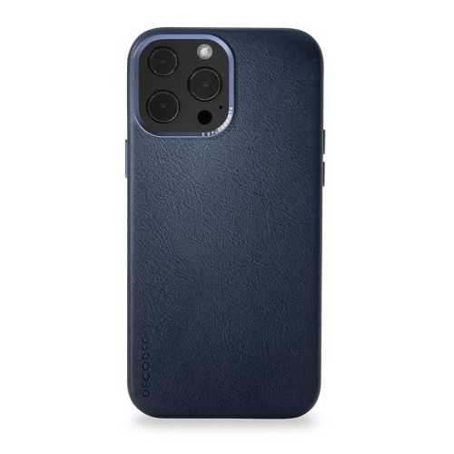 Decoded Leather Backcover | iPhone 13 Pro Navy