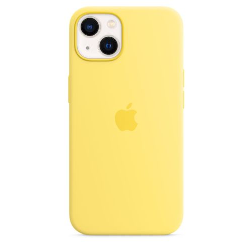 Apple iPhone 13 Silicone Case w/MagSafe Lemon Zest