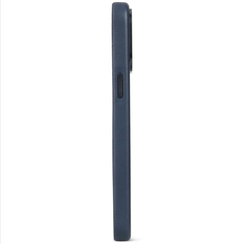 DECODED Leather Backcover w/MagSafe for iPhone 15 Pro - True Navy