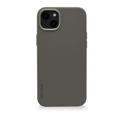 DECODED Silicone Backcover w/MagSafe for iPhone 14 - Olive