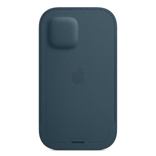 Apple iPhone 12 Pro Max Leather Sleeve w/MagSafe Baltic Blue