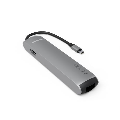 Epico 6in1 USB-C Slim Hub 8K