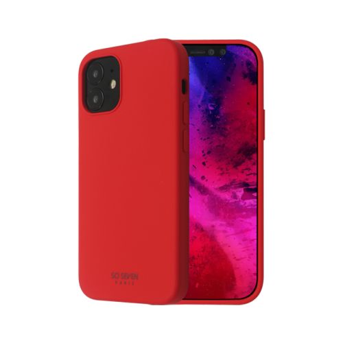 So Seven Smoothie Silicone Case for iPhone 12 Mini (red) 