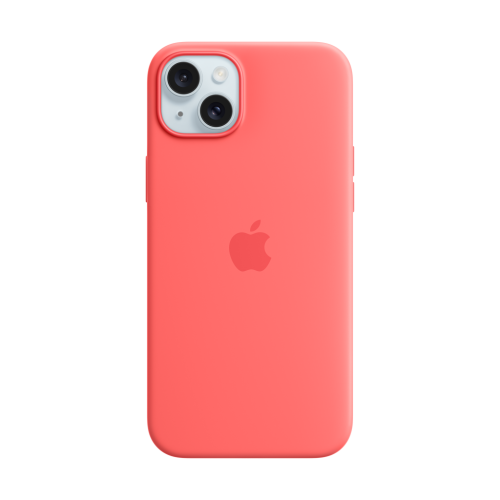 Apple iPhone 15 Plus Silicone Case w/MagSafe - Guava