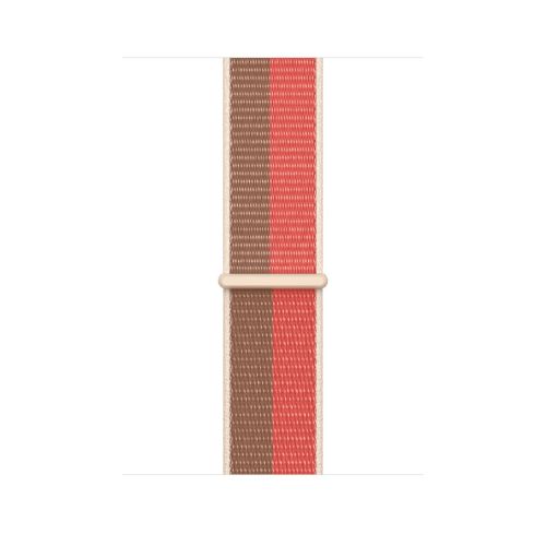 Apple Watch 45mm Sport Loop Pink Pomelo/Tan