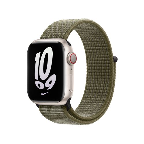 Apple Watch 41mm Nike Sport Loop Sequoia/Pure Platinum