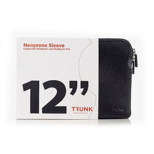 TRUNK 12" MacBook neoprene sleeve, Black