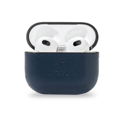 Decoded leather Aircase for Airpods 3rd Gen (Blue)
