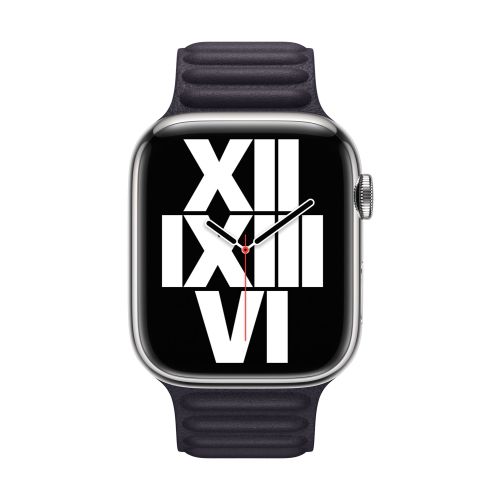 Apple Watch 45mm Ink Leather Link - Large