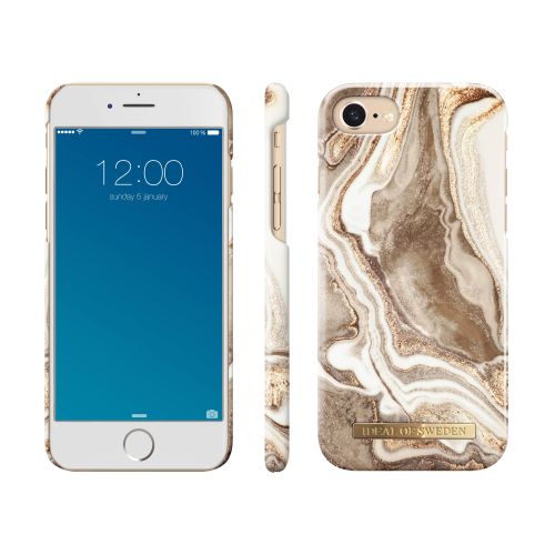 iDeal of Sweden Fashion Case iPhone 8/7/6/6s Golden Sand Marble