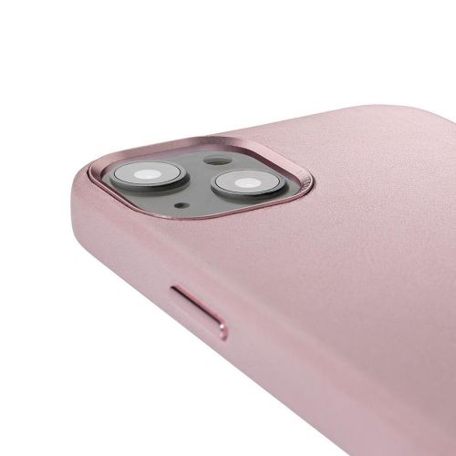 Decoded Leather Backcover | iPhone 13 - Powder Pink