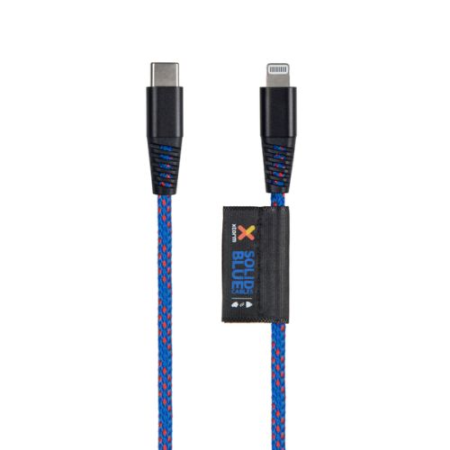 xtorm CS032 Solid Blue Cable 100cm USB-C to Lightning