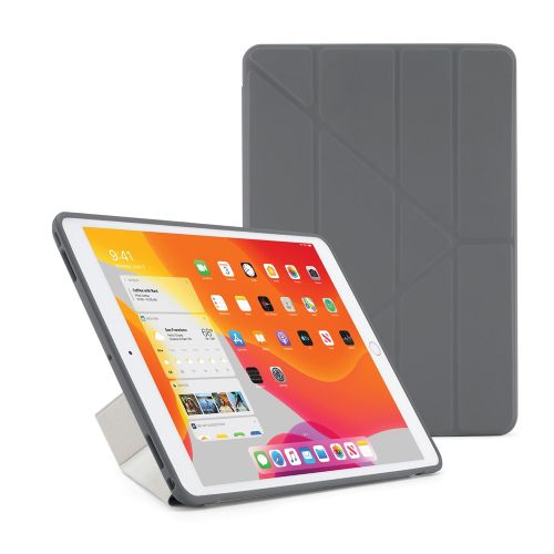 Pipetto iPad 10.2" Origami TPU Case - Grey