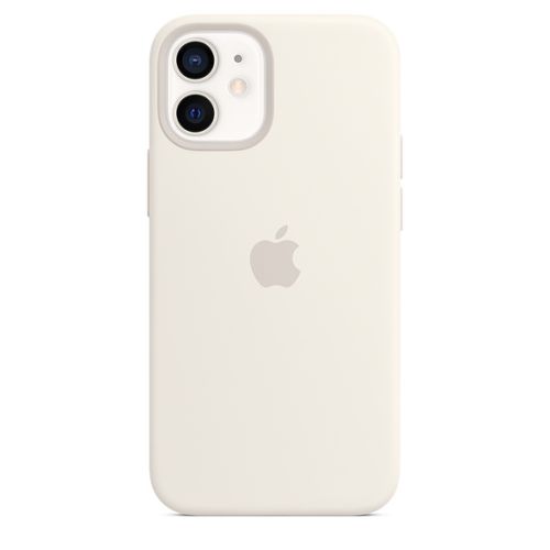 Apple iPhone 12 mini Silicone Case w/MagSafe White